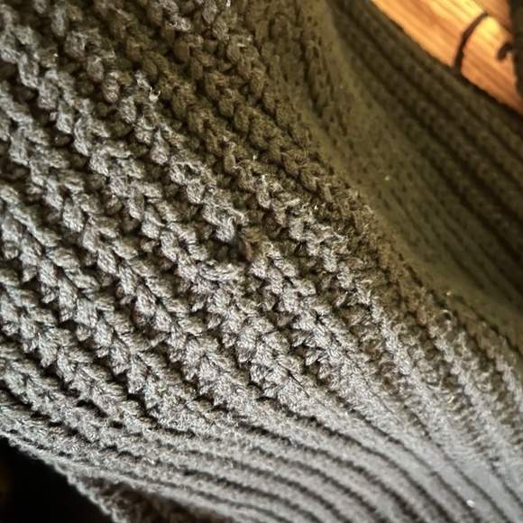 FREE PEOPLE SWIM TOO DEEP CARDIGAN BLACK MEDIUM - Picture 8 of 13